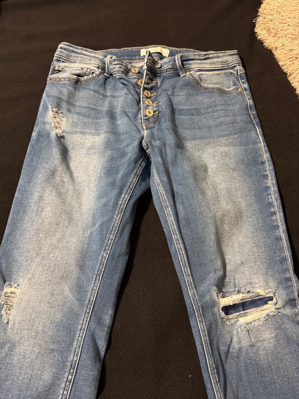 KanCan Light Blue Distressed Women's Jeans